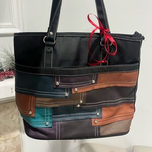 Patchwork Computer/Shoulder Bag